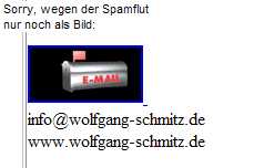 Sorry, eMail-Adresse nur noch als Bild, wegen der Spamflut :-(